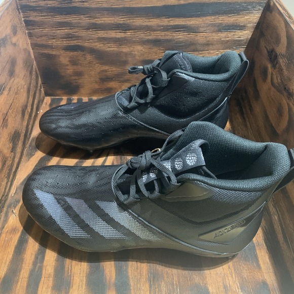 Adidas Adizero‎ Chaos Football Cleats Black CBLACK Men\'s Size 10 NEW ID9103 main image 8